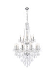 Large Chandeliers Candle by Elegant Lighting ( 173 | V7815G33C/RC Verona ) 