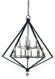 Foyer/Hall Lanterns Open Frame by Framburg ( 8 | 4922 PN/MBLACK Ice ) 