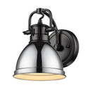 Sconces Directional/Cylinder by Golden ( 62 | 3602-BA1 BLK-CH Duncan ) 
