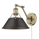 Lamps Wall by Golden ( 62 | 3306-A1W AB-RBZ Orwell ) 