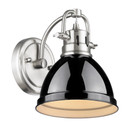 Sconces Metal by Golden ( 62 | 3602-BA1 PW-BK Duncan ) 