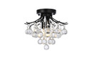 Semi-Flush Mts. Empire/Basket by Elegant Lighting ( 173 | V8000F12BK/RC Toureg ) 