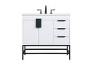 Plumbing Bath Chests/Vanities by Elegant Lighting ( 173 | VF48836MWH Eugene ) 