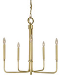 Mid. Chandeliers Candle by Framburg ( 8 | 4955 SB/PB Lara ) 