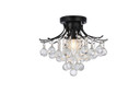 Semi-Flush Mts. Empire/Basket by Elegant Lighting ( 173 | V8000F16BK/RC Toureg ) 
