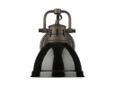 Sconces Metal by Golden ( 62 | 3602-BA1 RBZ-BK Duncan ) 