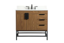 Plumbing Bath Chests/Vanities by Elegant Lighting ( 173 | VF48836WB-BS Eugene ) 