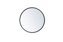 Mirrors Oval/Round by Elegant Lighting ( 173 | MR4818BK Eternity ) 