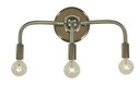 Bathroom Fixtures Three Lights by Framburg ( 8 | 5003 PN/SP Candide ) 