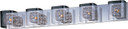 Bathroom Fixtures Five+Lights by ET2 ( 86 | E22835-18SVPC Gem ) 