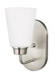 Sconces Single Glass by Generation Lighting ( 1 | 4115201EN3-962 Kerrville ) 