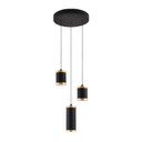 Mini Chandeliers Multi-Port/Cascade by ET2 ( 86 | E22943-BKGLD Cuff ) 