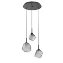 Mini Pendants 3 Light Cluster by Hammerton Studio ( 404 | CHB0039-03-MB-S-C01-L1 Gem ) 