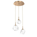 Mini Pendants 3 Light Cluster by Hammerton Studio ( 404 | CHB0039-03-NB-C-C01-L3 Gem ) 