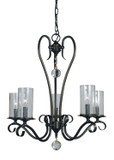 Mid. Chandeliers Glass Up by Framburg ( 8 | 5025 MB Ilsa ) 