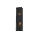 Exterior Sconces by ET2 ( 86 | E30394-BK Grate ) 