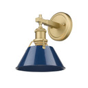 Sconces Metal by Golden ( 62 | 3306-BA1 BCB-NVY Orwell ) 