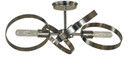 Semi-Flush Mts. Exposed Lamps by Framburg ( 8 | 5060 PN Copernicus ) 