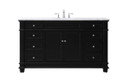 Plumbing Bath Chests/Vanities by Elegant Lighting ( 173 | VF50060BK Wesley ) 