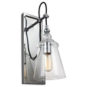 Sconces Single Glass by Generation Lighting ( 1 | WB1850CH Loras ) 