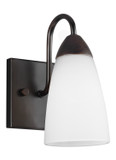 Sconces Single Glass by Generation Lighting ( 1 | 4120201EN3-710 Seville ) 
