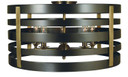 Semi-Flush Mts. Cage by Framburg ( 8 | 5092 MB/AB Pastoral ) 