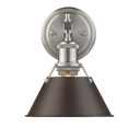 Sconces Directional/Cylinder by Golden ( 62 | 3306-BA1 PW-RBZ Orwell ) 