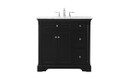 Plumbing Bath Chests/Vanities by Elegant Lighting ( 173 | VF53036BK Clarence ) 