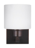 Sconces Single Glass by Generation Lighting ( 1 | 4128801-710 Canfield ) 