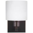 Sconces Single Glass by Generation Lighting ( 1 | 4128801EN3-710 Canfield ) 