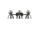 Bathroom Fixtures Three Lights by Golden ( 62 | 3602-BA3 RBZ-CH Duncan ) 