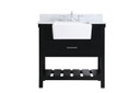 Plumbing Bath Chests/Vanities by Elegant Lighting ( 173 | VF60136BK-BS Clement ) 