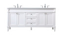 Plumbing Bath Chests/Vanities by Elegant Lighting ( 173 | VF31872DWH Bennett ) 