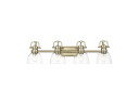 Bathroom Fixtures Four Lights by Golden ( 62 | 3602-BA4 AB-CLR Duncan ) 