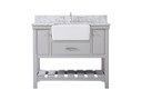 Plumbing Bath Chests/Vanities by Elegant Lighting ( 173 | VF60142GR-BS Clement ) 