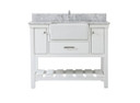 Plumbing Bath Chests/Vanities by Elegant Lighting ( 173 | VF60142WH-BS Clement ) 