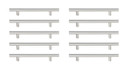 Specialty Items Cabinet Hardware by Elegant Lighting ( 173 | PL400-5-NK-10PK Quinn ) 