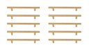 Specialty Items Cabinet Hardware by Elegant Lighting ( 173 | PL400-6-BR-10PK Quinn ) 