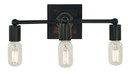 Bathroom Fixtures Three Lights by Framburg ( 8 | 5403 MBLACK Modern Farmhouse ) 