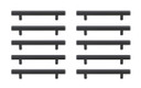 Specialty Items Cabinet Hardware by Elegant Lighting ( 173 | PL402-5-MB-10PK Dior ) 