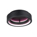 Flush Mounts Drum Shade by ET2 ( 86 | E35100-BK iCorona WiZ ) 