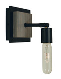 Sconces Single Candle by Framburg ( 8 | 5437 MBLACK Loft ) 