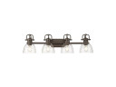 Bathroom Fixtures Four Lights by Golden ( 62 | 3602-BA4 RBZ-CLR Duncan ) 
