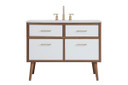 Plumbing Bath Chests/Vanities by Elegant Lighting ( 173 | VF41042WH Boise ) 