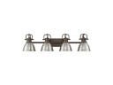 Bathroom Fixtures Four Lights by Golden ( 62 | 3602-BA4 RBZ-PW Duncan ) 