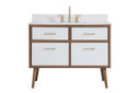 Plumbing Bath Chests/Vanities by Elegant Lighting ( 173 | VF41042WH-BS Boise ) 