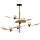 Large Chandeliers Metal Shade by ET2 ( 86 | E24075-BKNAB Pearl ) 