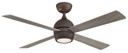 Fans Ceiling Fans by Fanimation ( 26 | FP7652GR Kwad 52 ) 