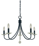 Mid. Chandeliers Candle by Framburg ( 8 | L1165 MBLACK Ashley ) 