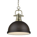 Pendants Metal Shade by Golden ( 62 | 3602-L AB-RBZ Duncan ) 